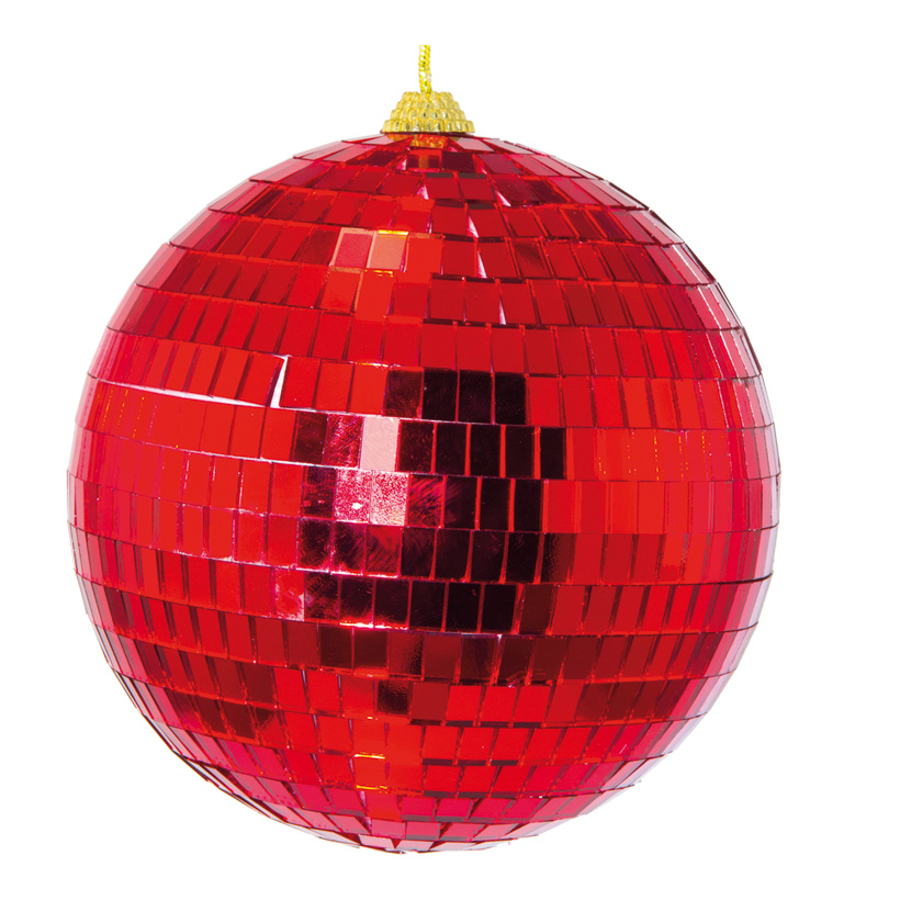 Boule de disco miroir pour décoration de Noël, boule de verre  réfléchissante au laser, fête brillante