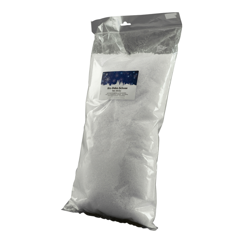 Bio-Deko-Schnee, fein, 10L 100% biologisch abbaubar