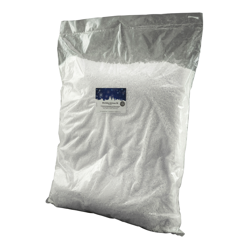 Bio-Deko-Schnee, grob, 25L 100% biologisch abbaubar