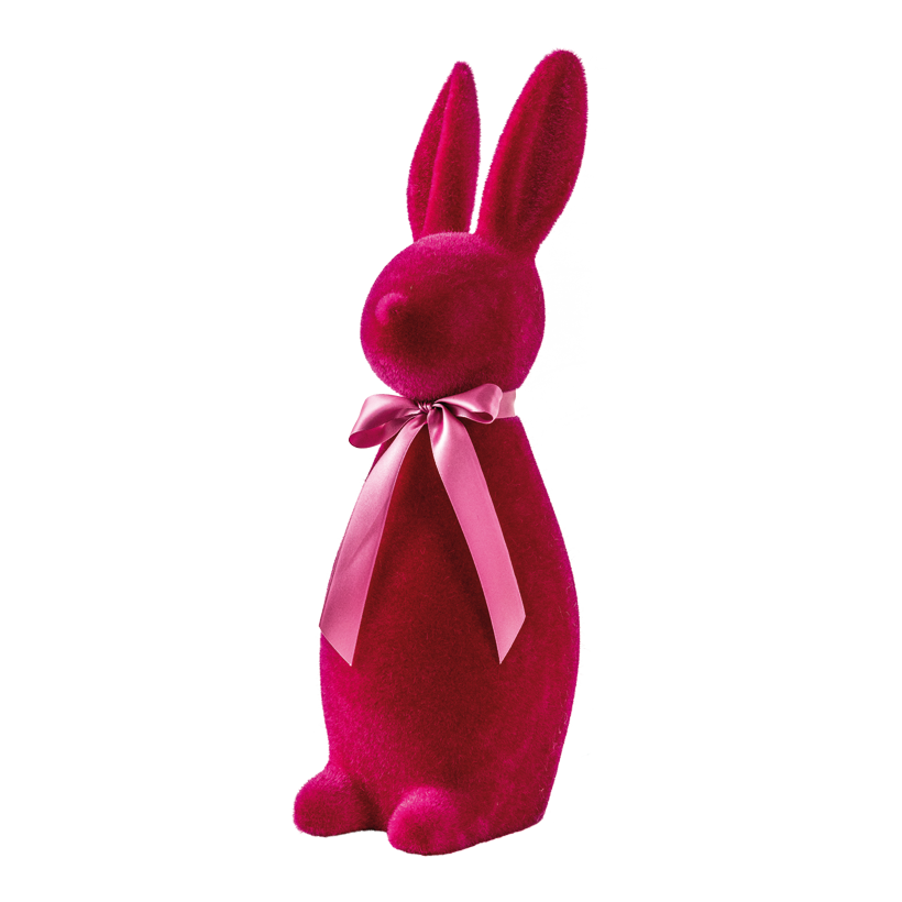 Lapin, 47x16cm en polystyrène, floqué