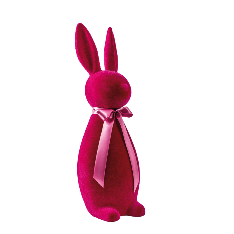 Rabbit, 69x23cm out of styrofoam, flocked