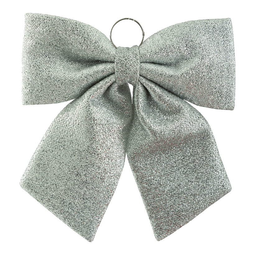 Bow, 48x44cm out of fabric, glittered, to hang