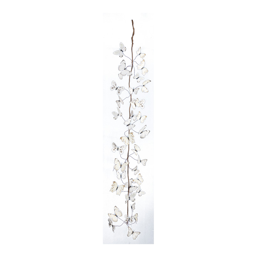 Butterfly garland, L: 150cm with hanger, made of paper