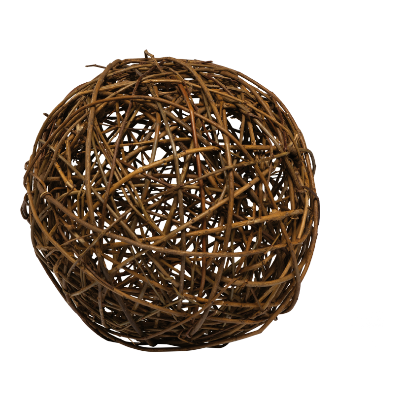 Boule de saule, ⌀ 25cm en branches de bois