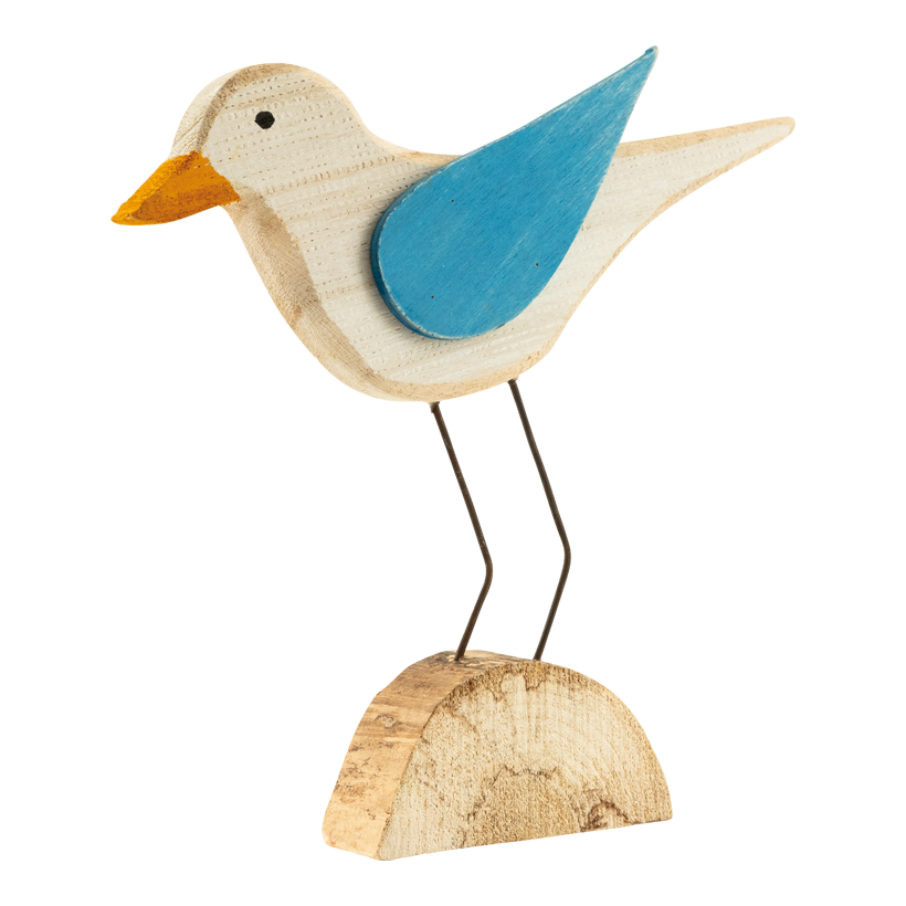 Gull, 25x24x3,5cm out of wood, one-sided