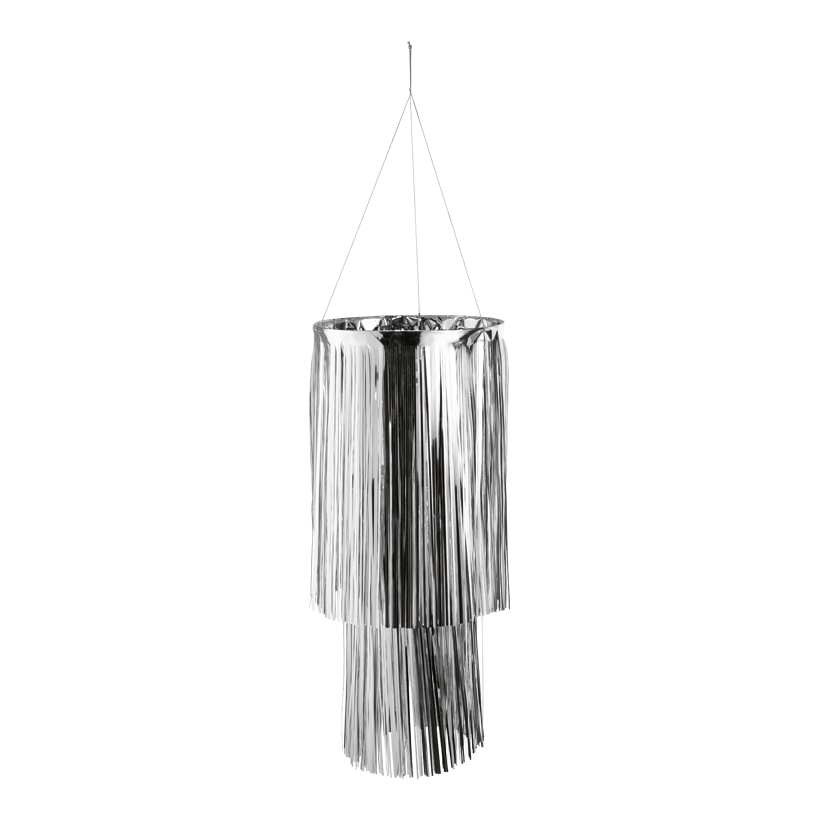 Suspension à lamelles, 65cm ⌀ 30/20cm en feuille métallique avec suspension