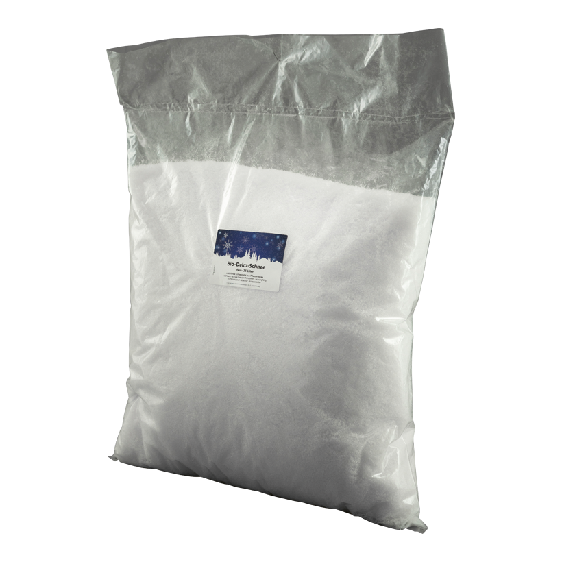 Bio-Deko-Schnee, fein, 25L 100% biologisch abbaubar