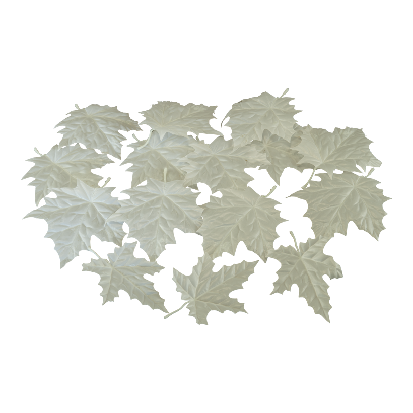 Maple leaves, 20x16cm, 17x12cm 36 pcs./bag, made of polyester, 2 different sizes