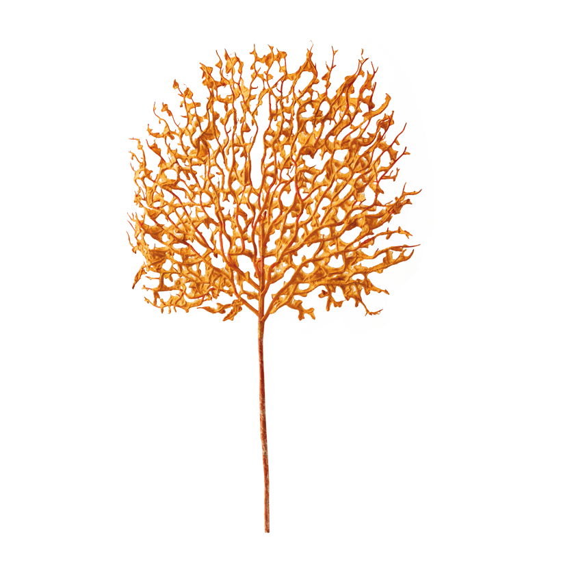 Coral branch, 58cm Ø 40cm, Stiel: 25cm out of plastic/paper, flexible