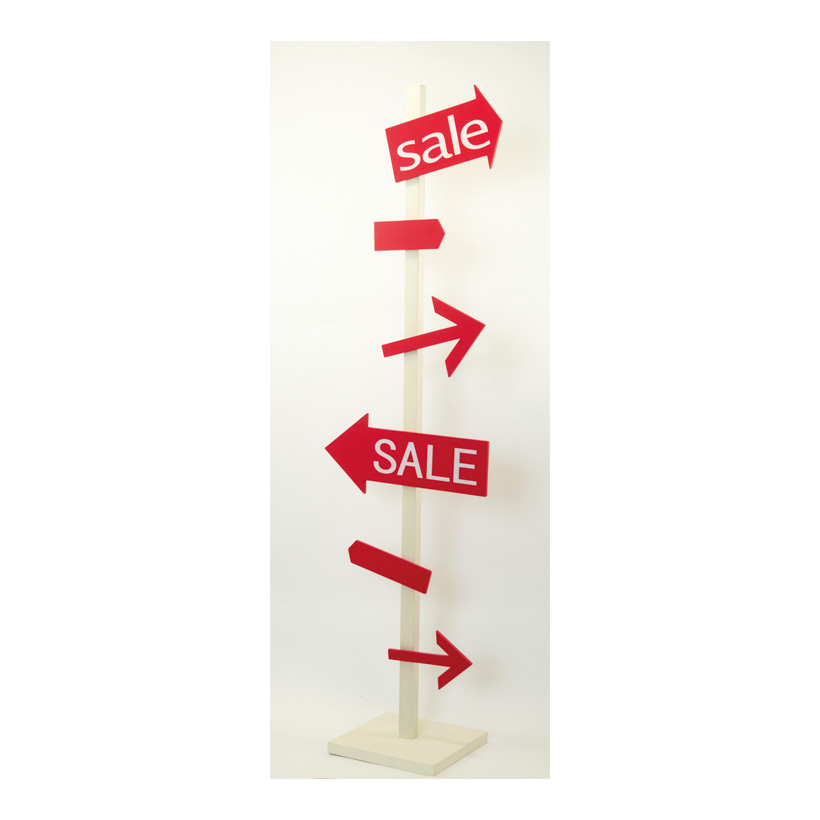 SALE-sign, H: 160cm 8-parted, made of wood