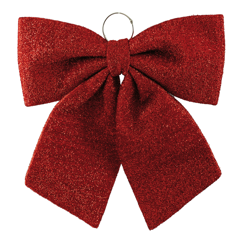 Bow, 48x44cm out of fabric, glittered, to hang