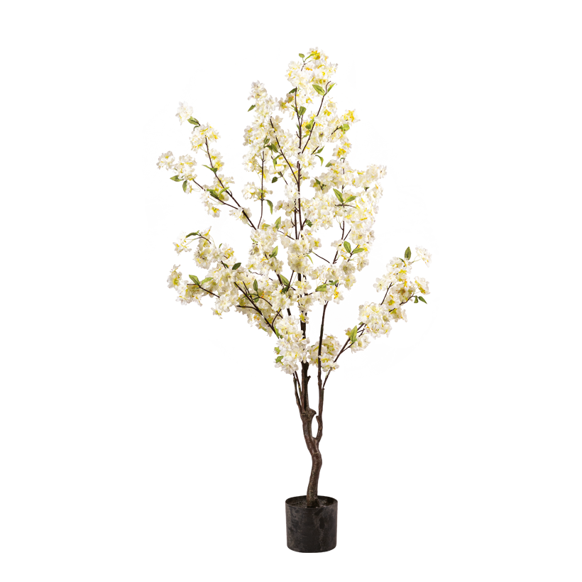 Cherry blossom tree in pot, 140cm Topf: Ø 15cm out of plastic, flower out of artificial silk