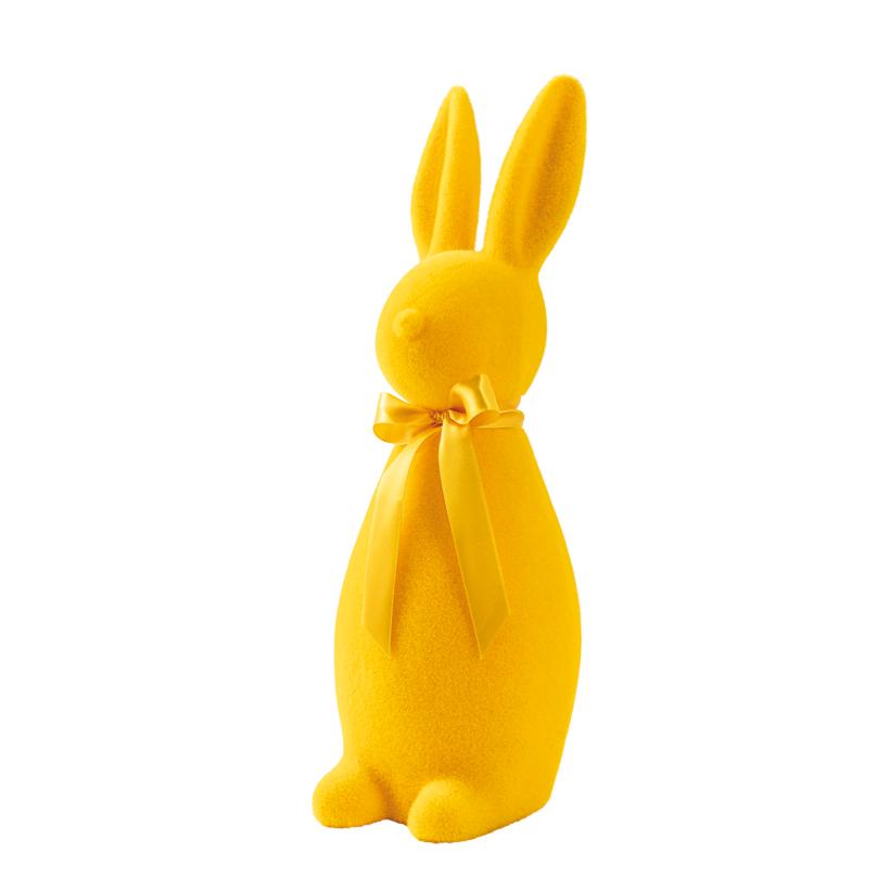 Lapin, 47x16cm en polystyrène, floqué